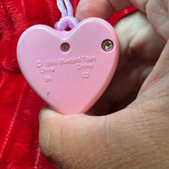 Polly Pocket Pink Heart Necklace - Picture 4 of 5